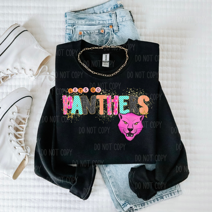 Pink Preppy Mascot Single Print DTF Transfer