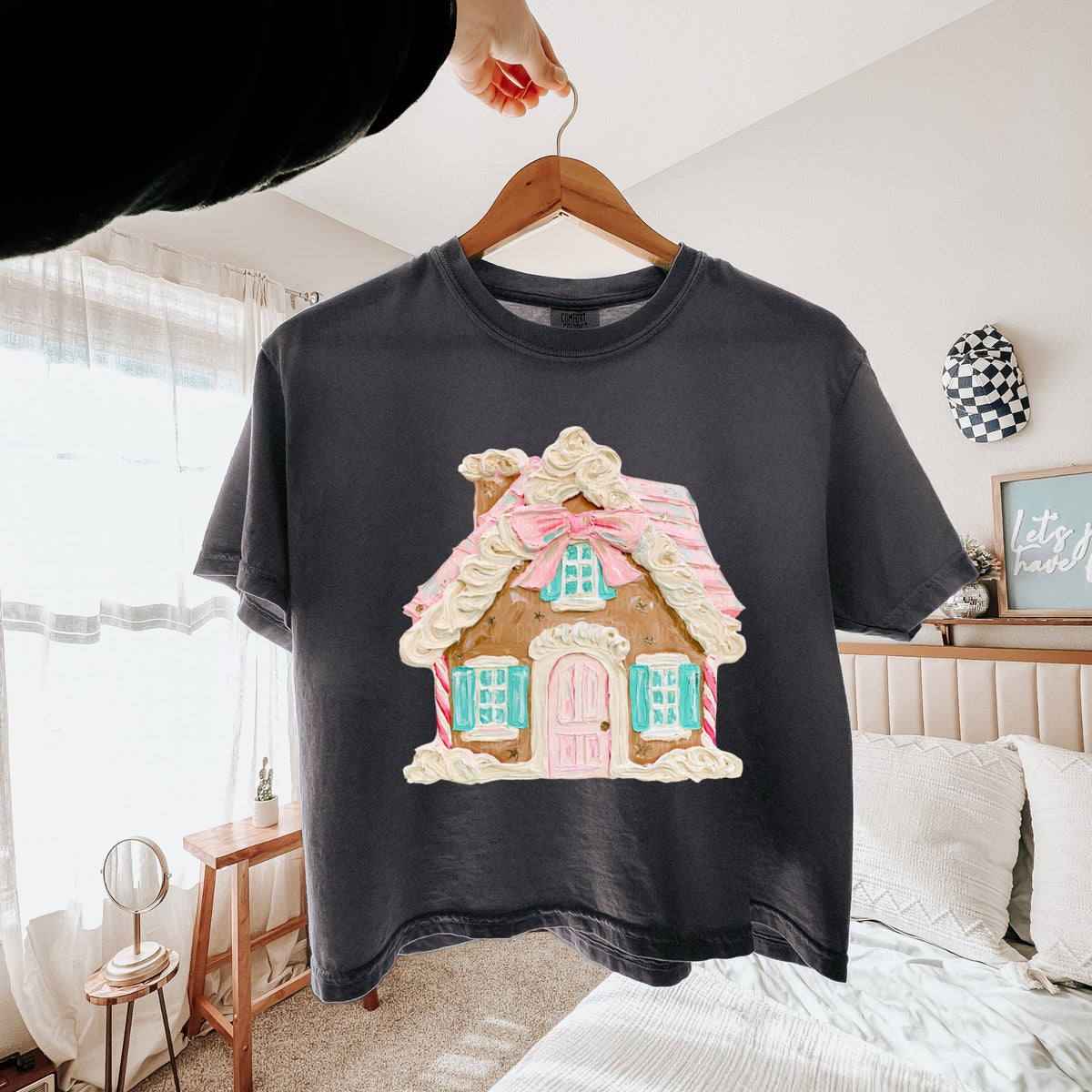 Watercolor Gingerbread House