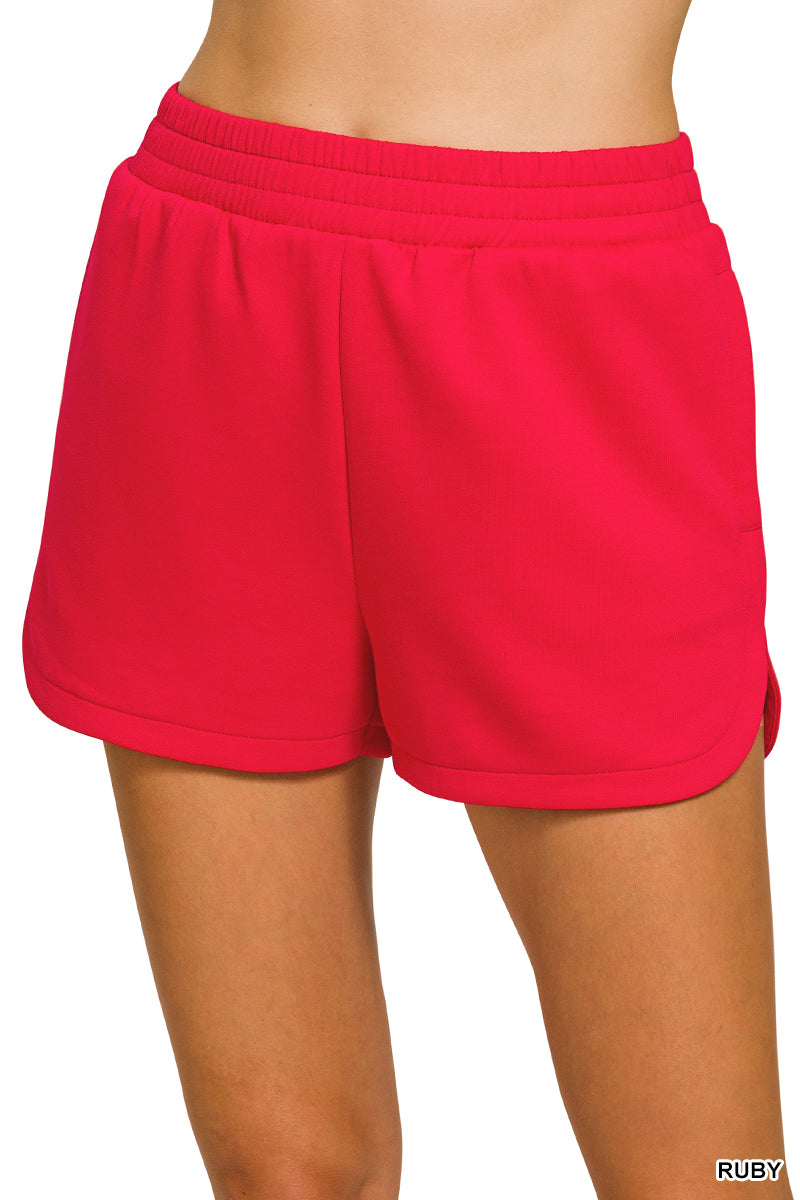 The Ashley Fleece Lounge Shorts