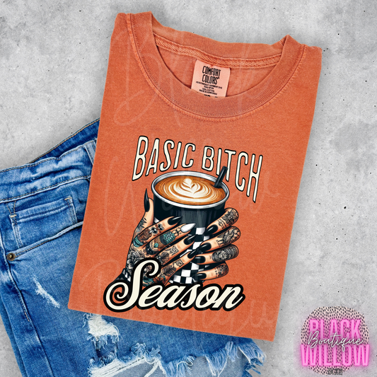 Basic B**ch Season Tee Or Sweatshirt
