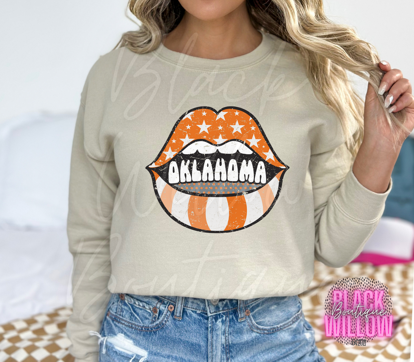 Distressed Boujee Oklahoma