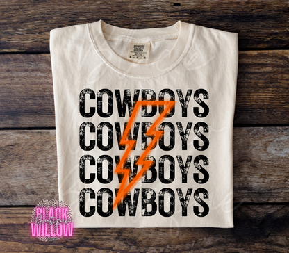 Cowboys Lightening Bolt