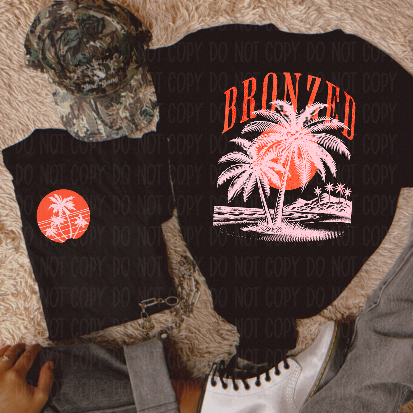 Bronzed Single Print DTF Transfer