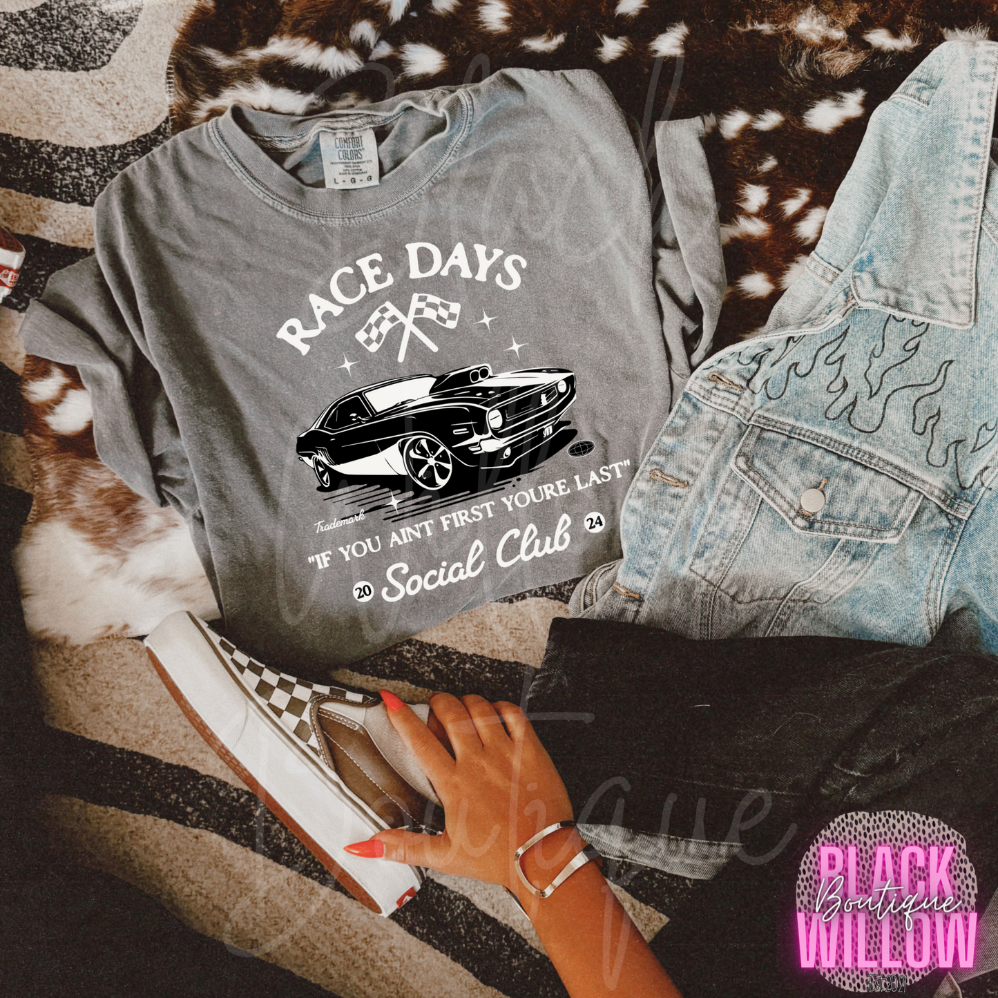 Race Days Tee Or Sweatshirt
