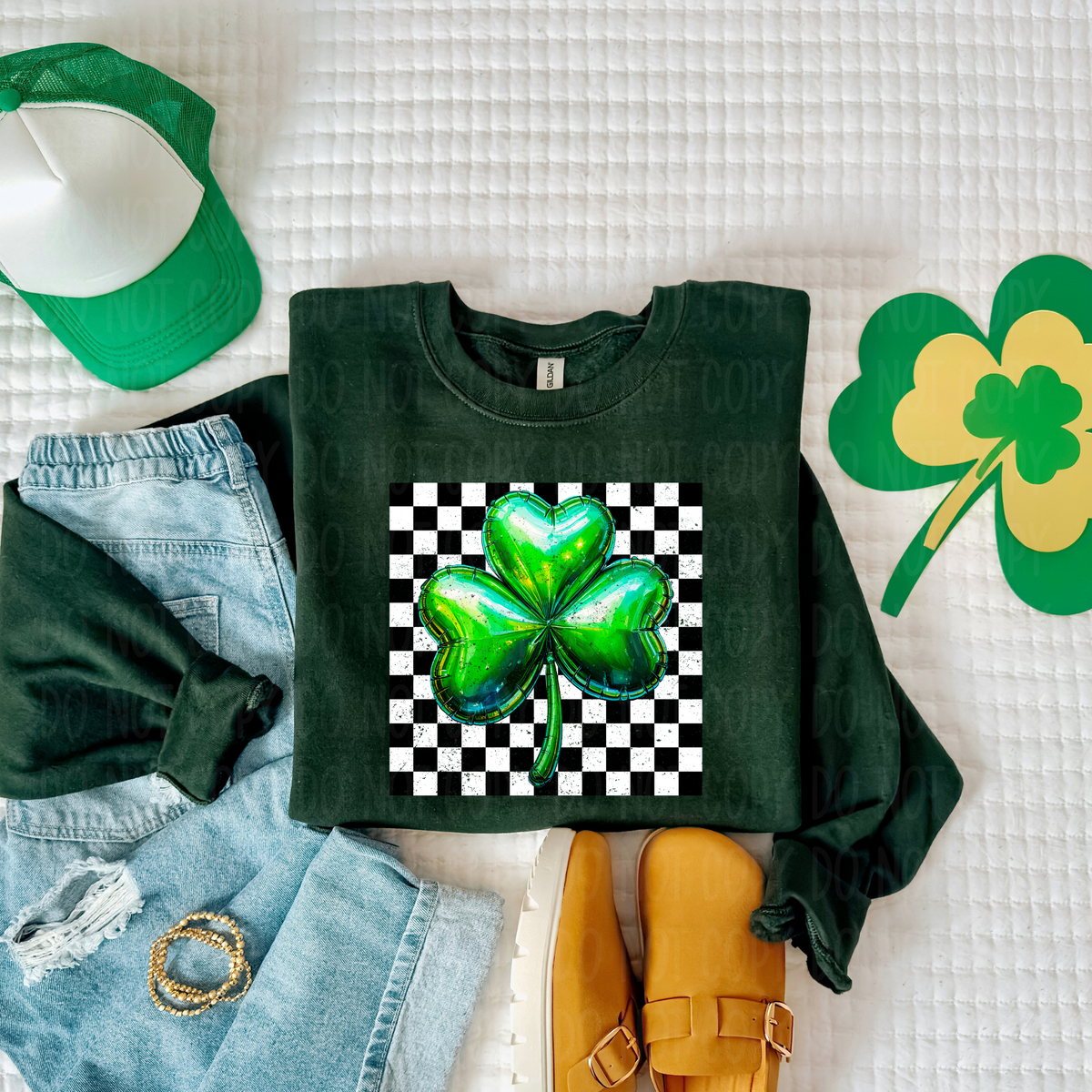 Lucky Clover Single Print DTF Transfer