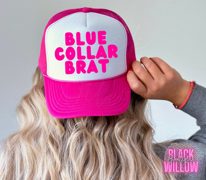 Blue Collar Brat Trucker Hat