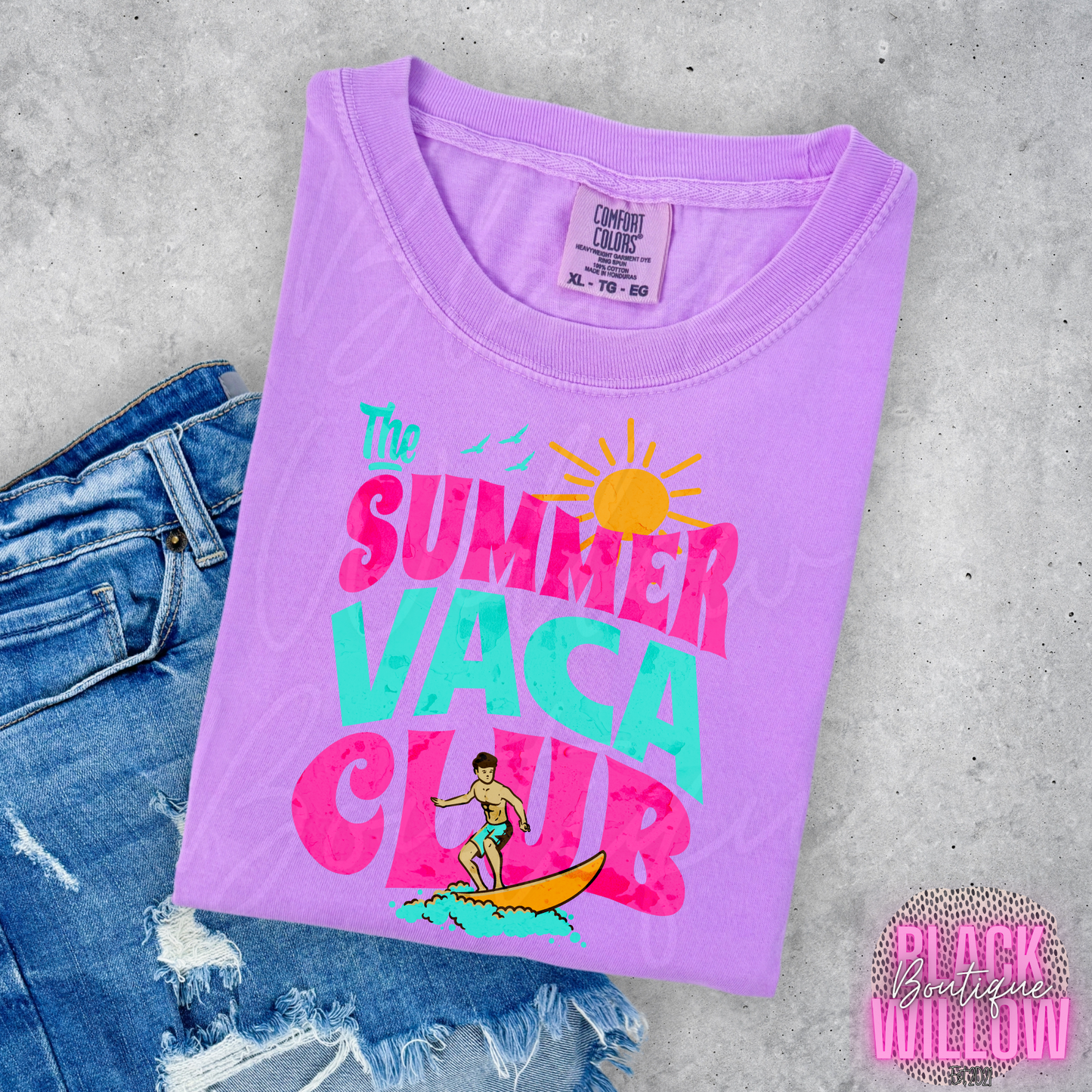 Summer Vaca Club Comfort Colors Tee