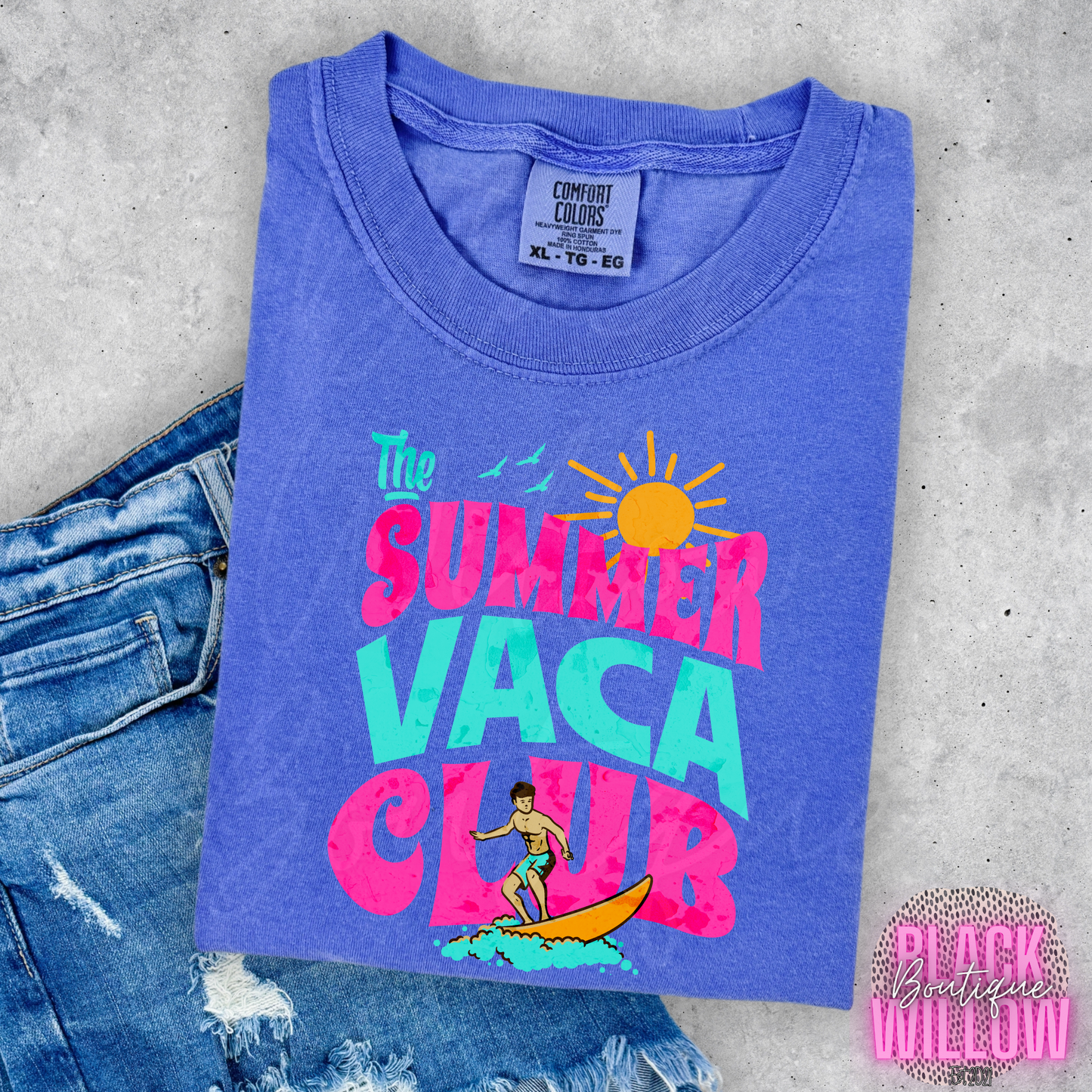 Summer Vaca Club Comfort Colors Tee