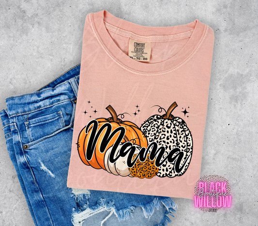 Fall Mama Pumpkins Comfort Colors Tee