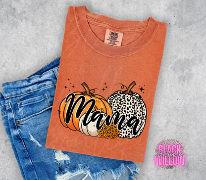 Fall Mama Pumpkins Comfort Colors Tee