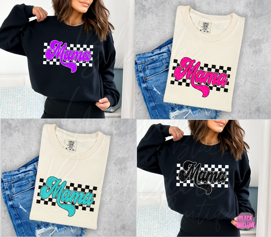 Checkered Mama-Multiple Colors