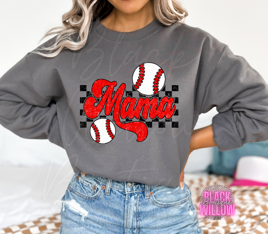 Retro Baseball/Softball Mama