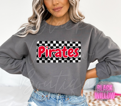 Checkered Distressed Pirates