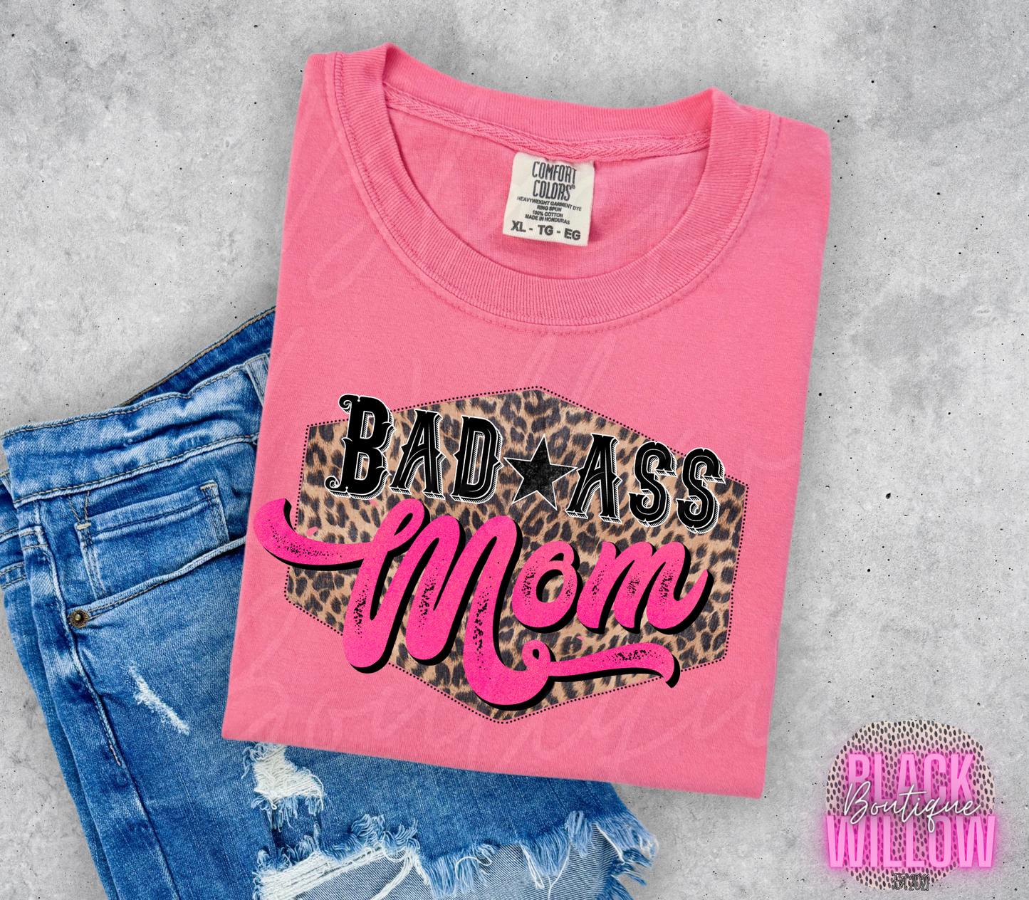 Bad Ass Mom-Pink