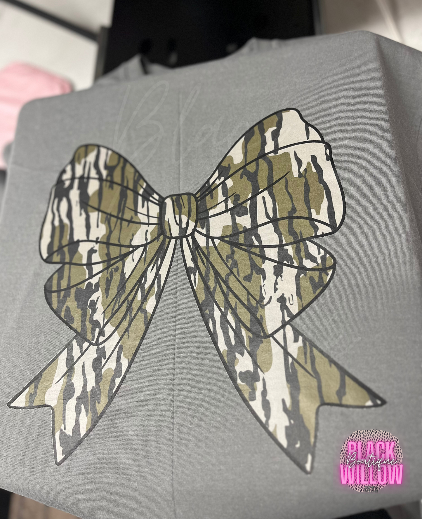 Camo Coquette Bow