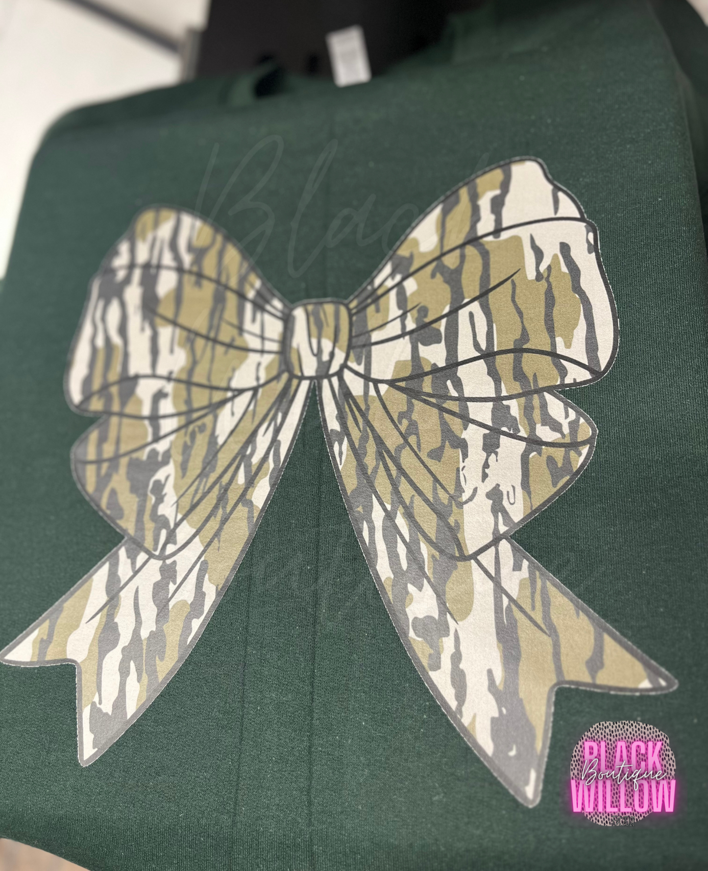 Camo Coquette Bow