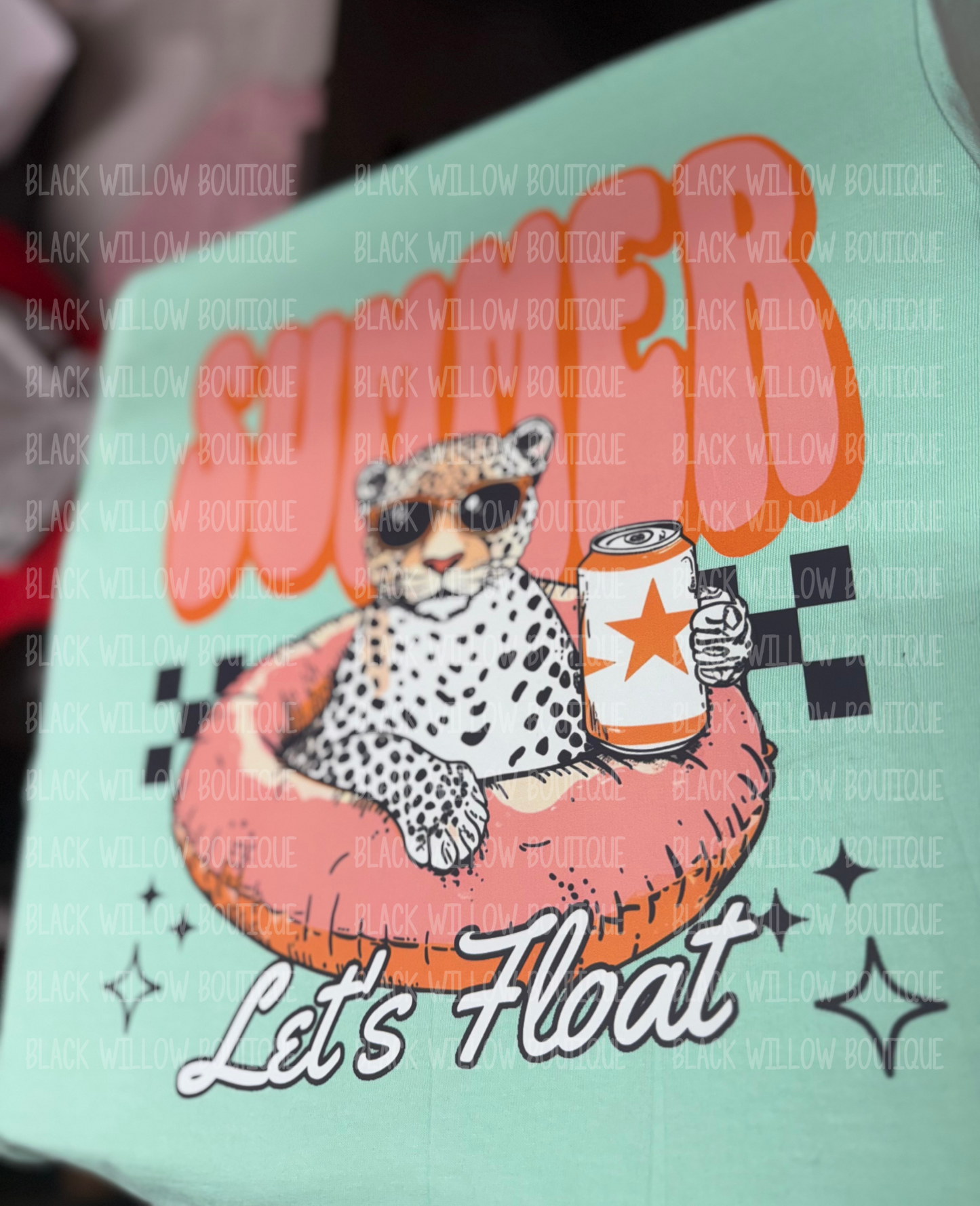 Let's Float Comfort Colors Tee