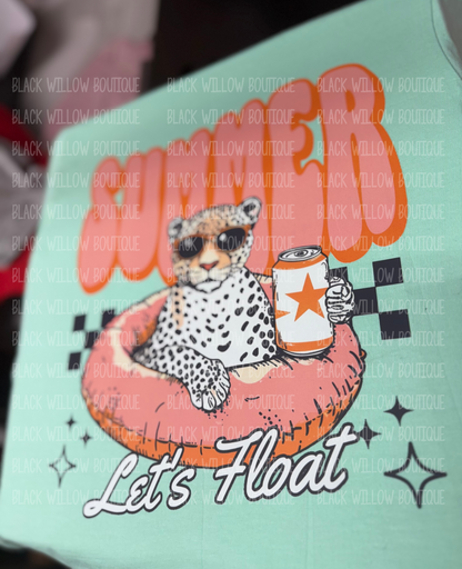 Let's Float Comfort Colors Tee