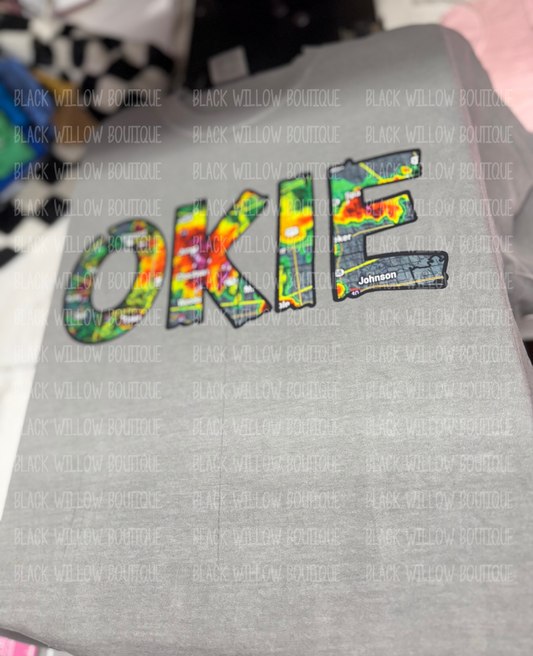 Okie Map Tee Or Sweatshirt