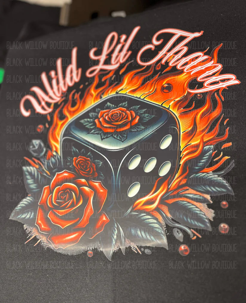 Wild Lil Thing Single Print DTF Transfer