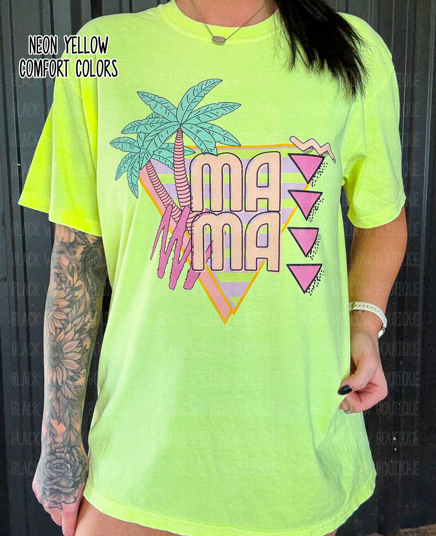 Retro Summer Mama Comfort Colors Tee