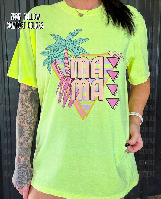 Retro Summer Mama Comfort Colors Tee