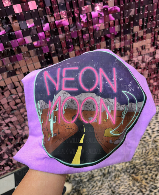 Neon Purple Tee Or Sweatshirt