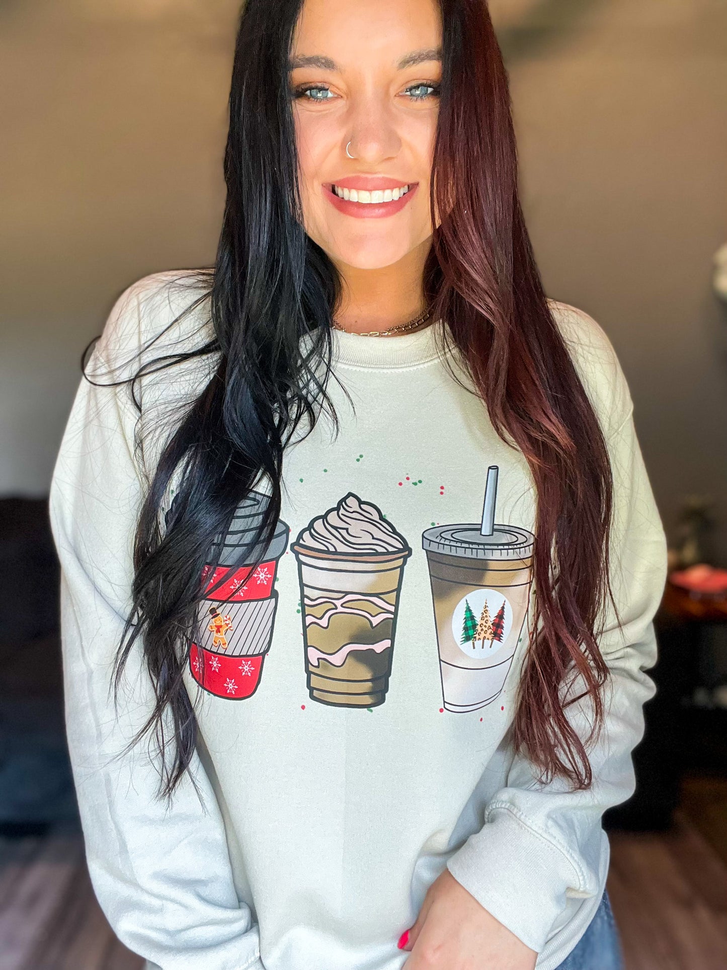 Christmas Coffee Tee Or Sweatshirt