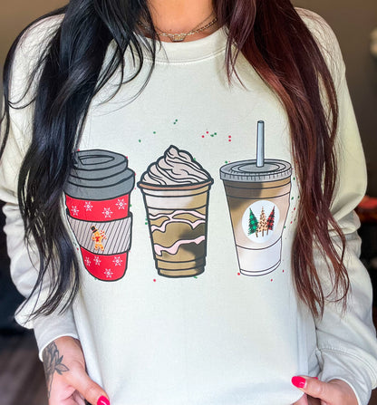 Christmas Coffee Tee Or Sweatshirt