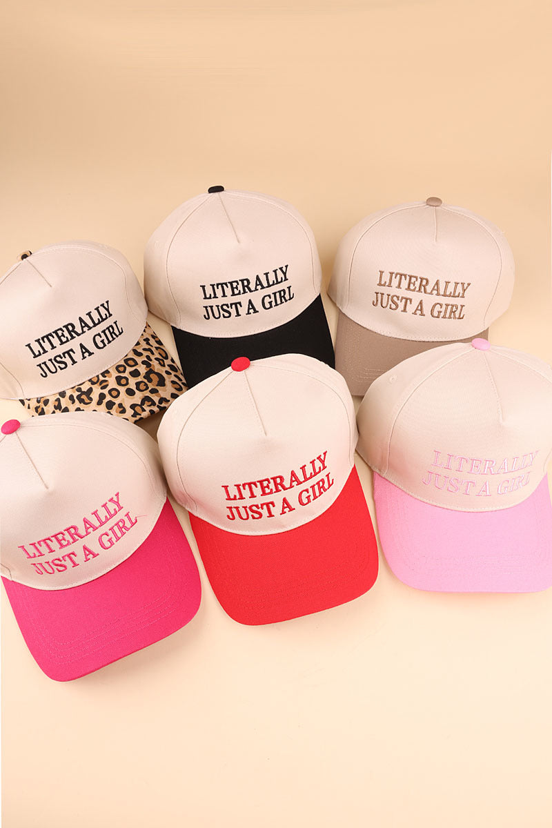 Literally Just A Girl Baseball Cap