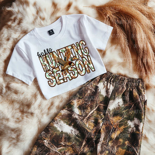 Hello Hunting Season Tee Or Sweatshirt