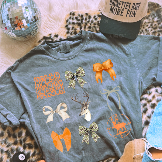 Hello Hunting Season Collage Single Print DTF Transfer