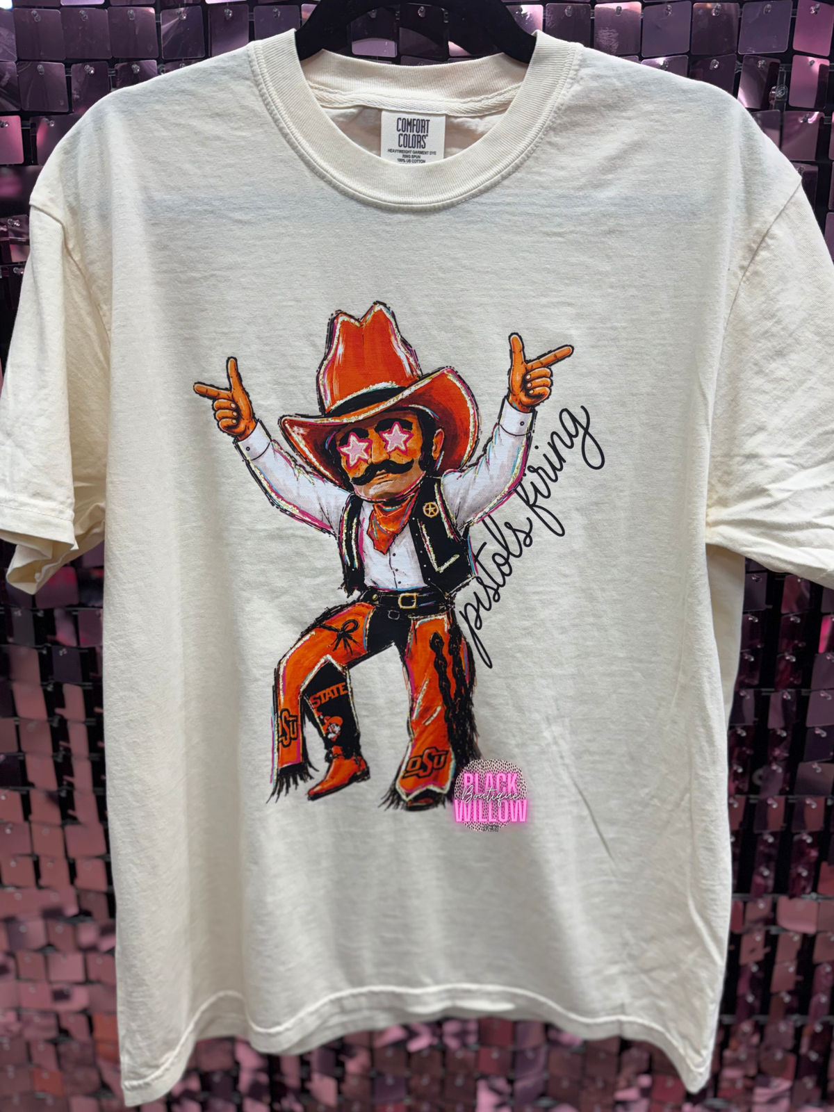 Orange Oklahoma Tee Or Sweatshirt