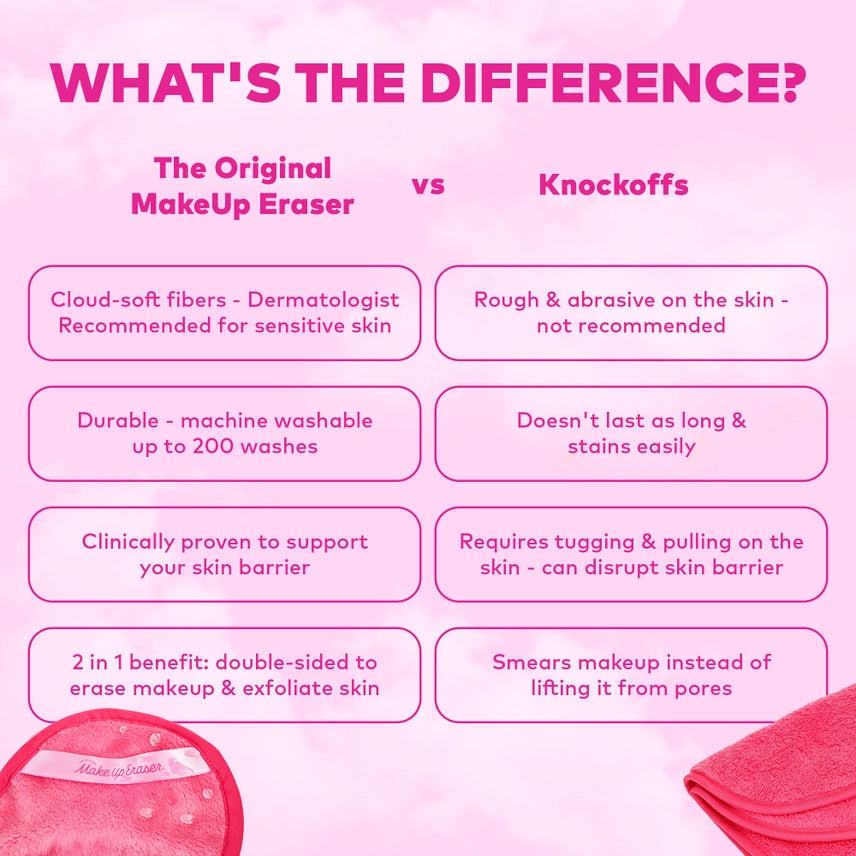 The Pink Daily Makeup Eraser