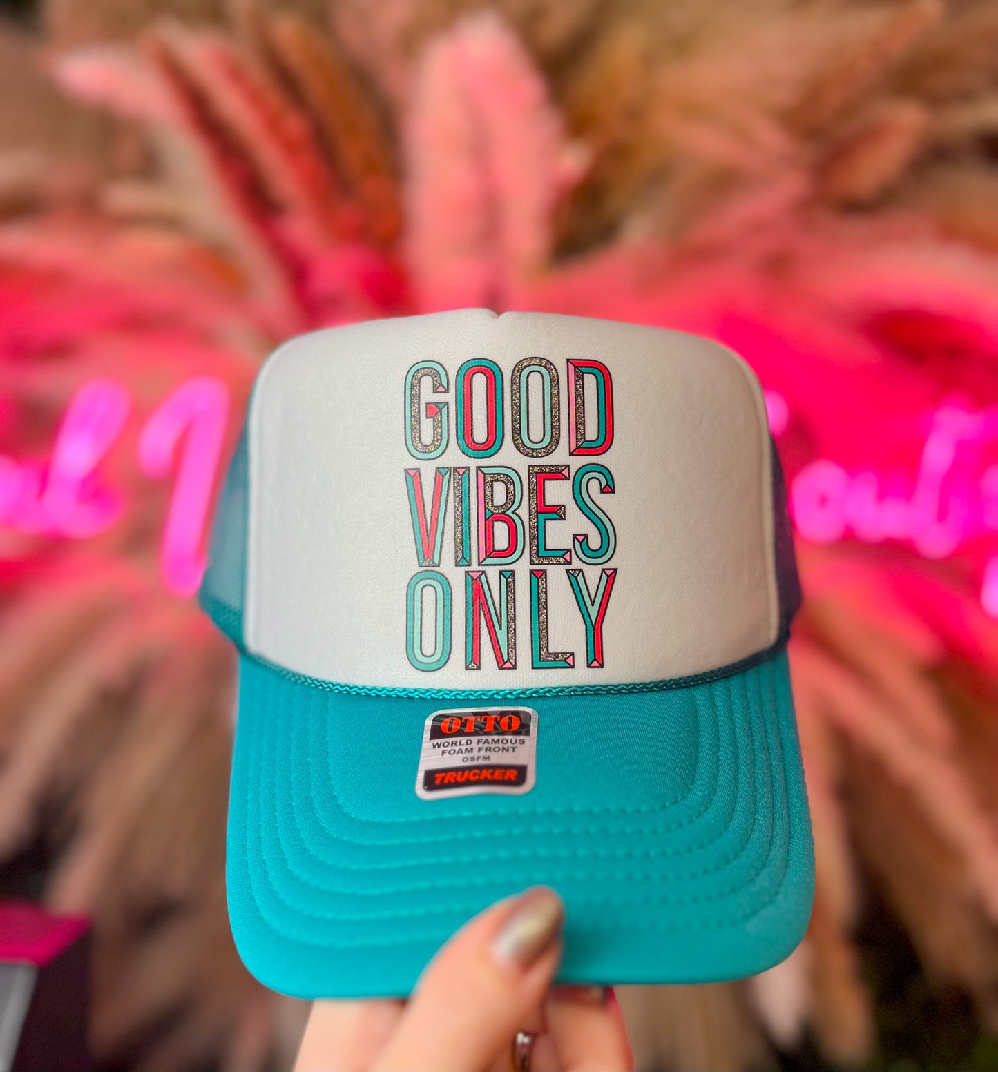 Good Vibes Only Trucker Hat