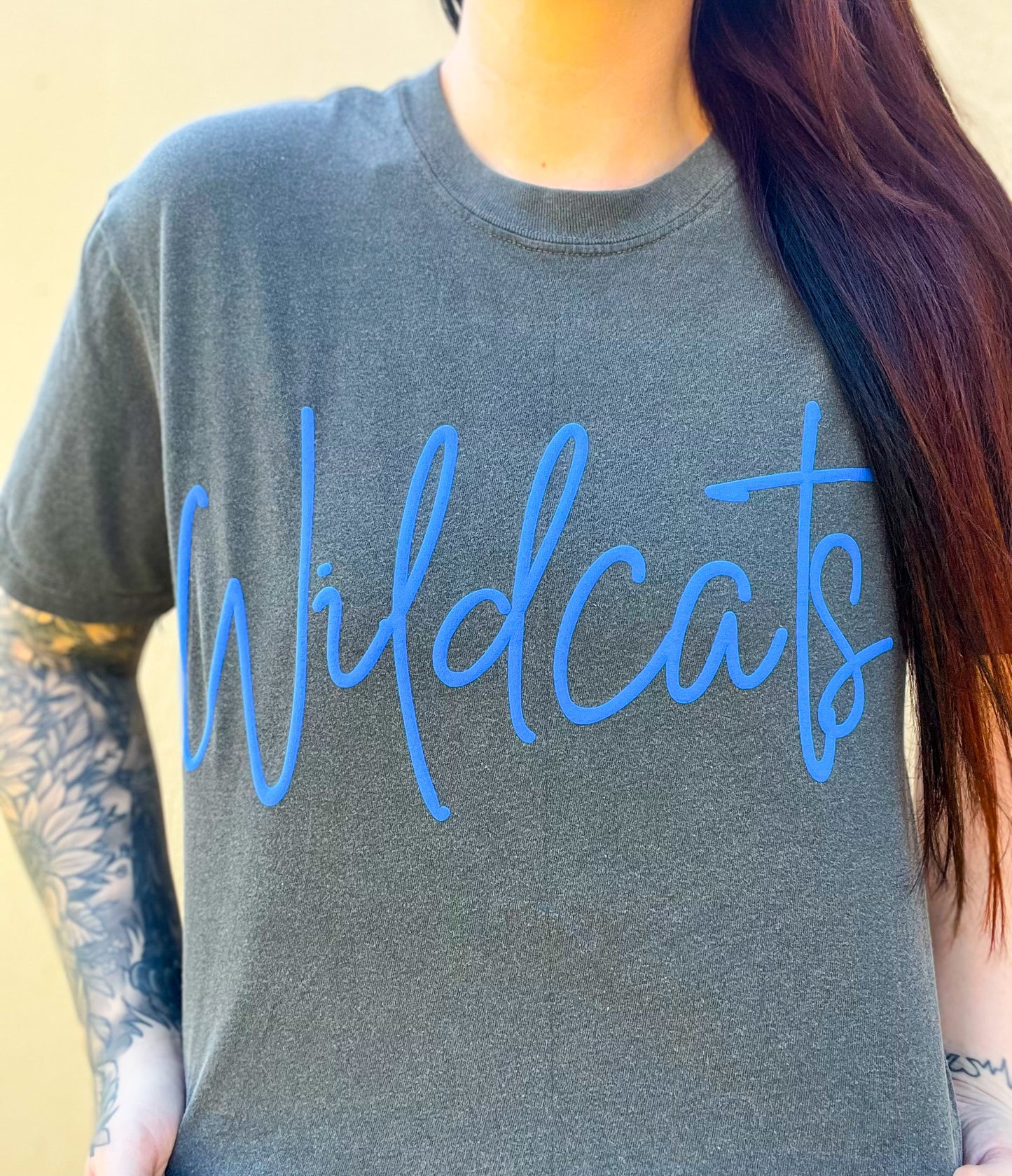 Wildcats Puff Print Tee