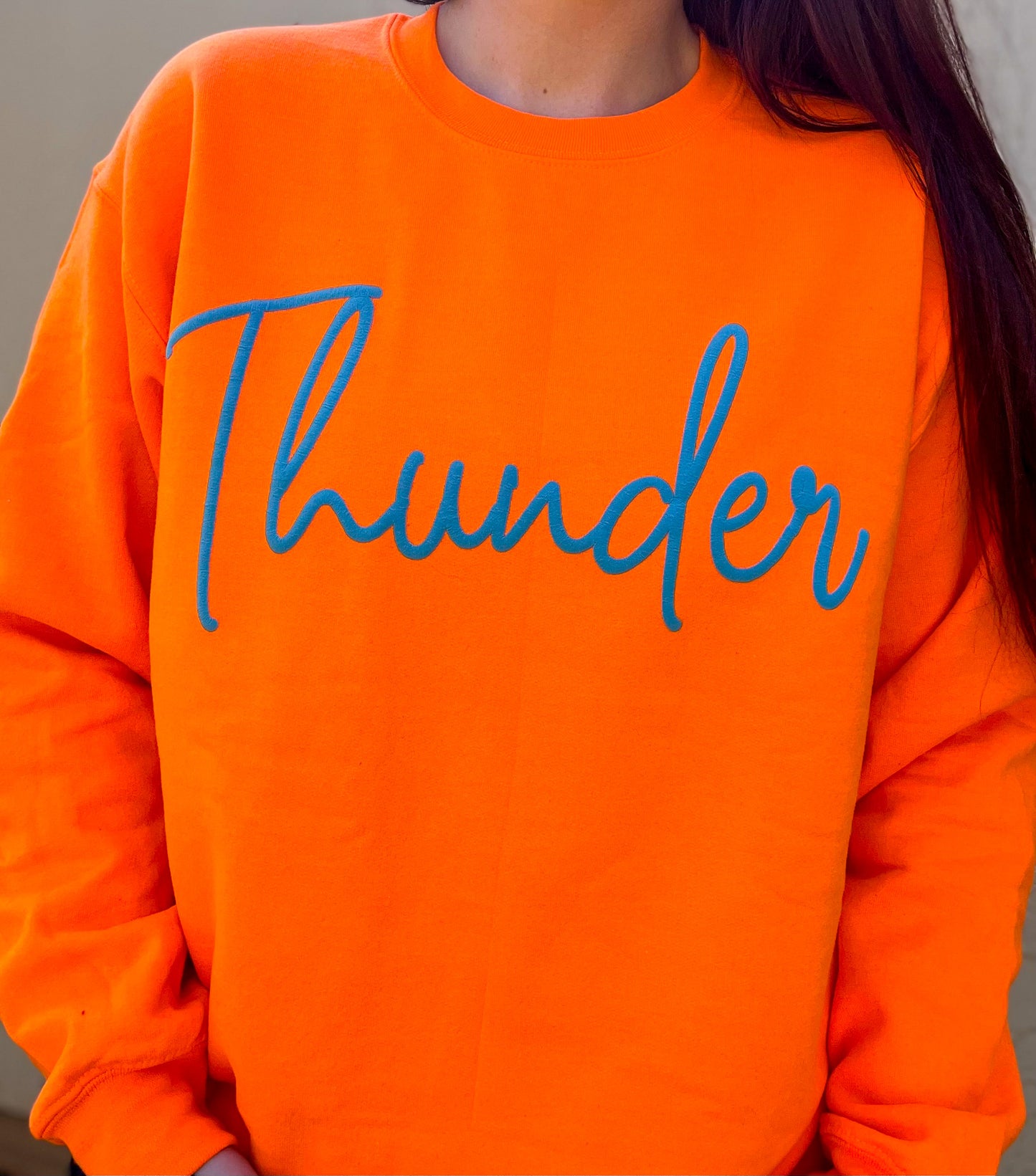 Thunder Puff Print Sweatshirt