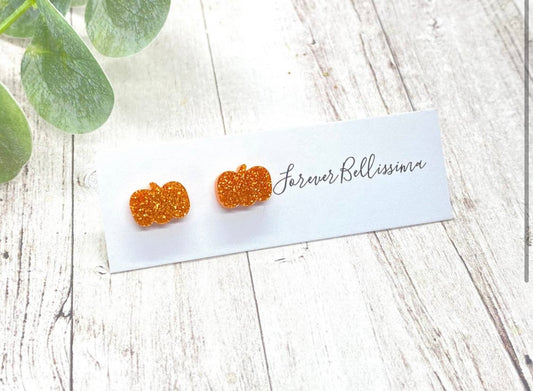 Fall Pumpkin Earrings